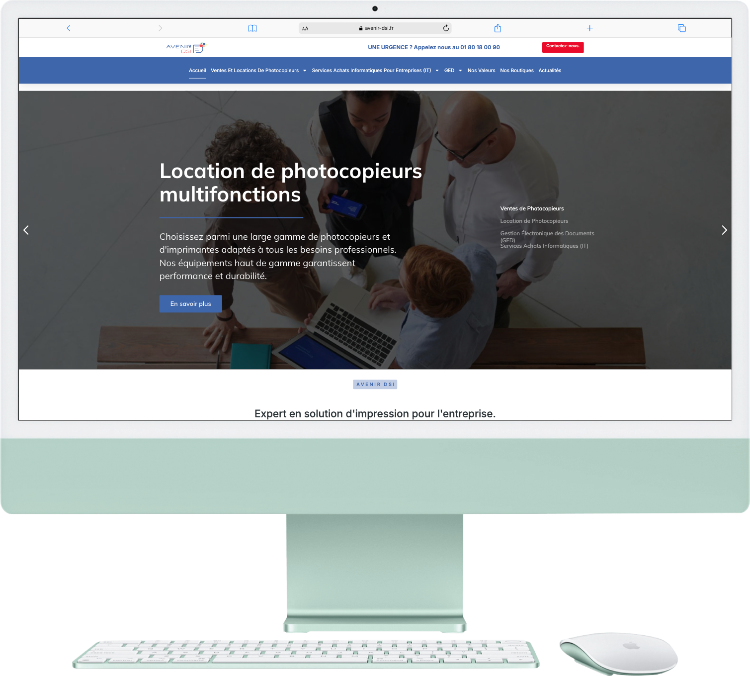 Prestige Web Agency :avenir-dsi.fr