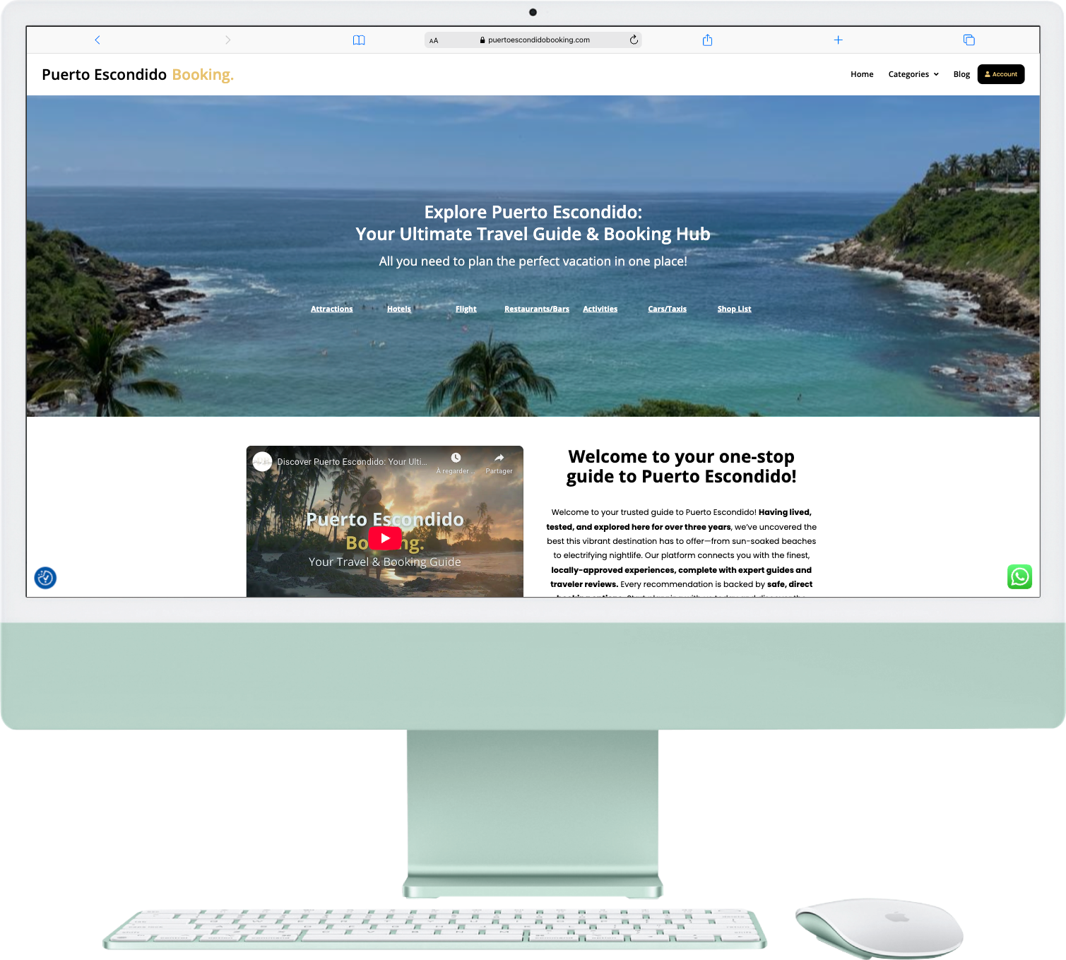Prestige web Agency: puertoescondidobooking.com