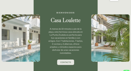 Portfolio Prestige BOOKING Hospitality : Casa Loulette Puerto escondido